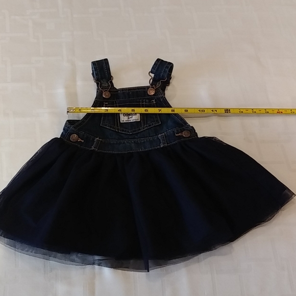 OshKosh B’gosh Blue Jean Overalls Tutu - Picture 3 of 7